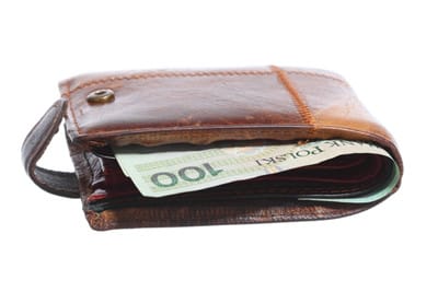 image zloty in wallet