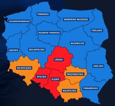 Flood warnings for the South of Poland this weekend – April/May 2017