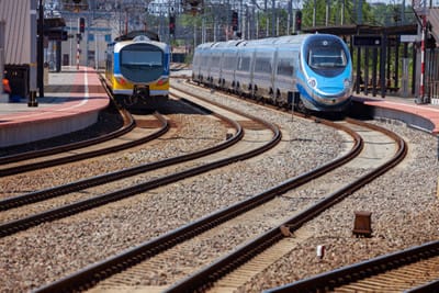 image PKP trains and station