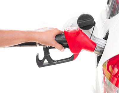 image car filled at pump