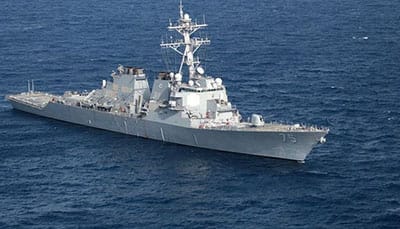 American destroyer in Gdynia