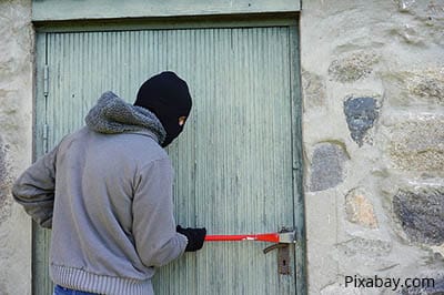 Policeman by day, burglar by night