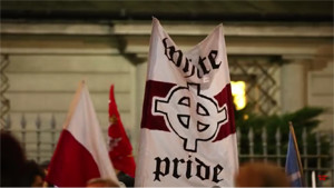 image white supremist banner