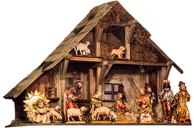 A small version of a Christmas szopka