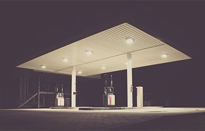 petrol station